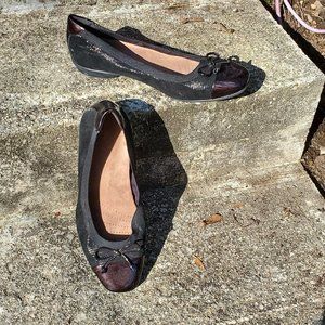 CLARKS Black Ballet Flats